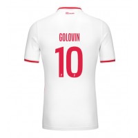 Maglia Calcio AS Monaco Aleksandr Golovin #10 Prima Divisa 2024-25 Manica Corta